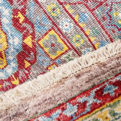 Grey Yellow Afghan Memluk Rug