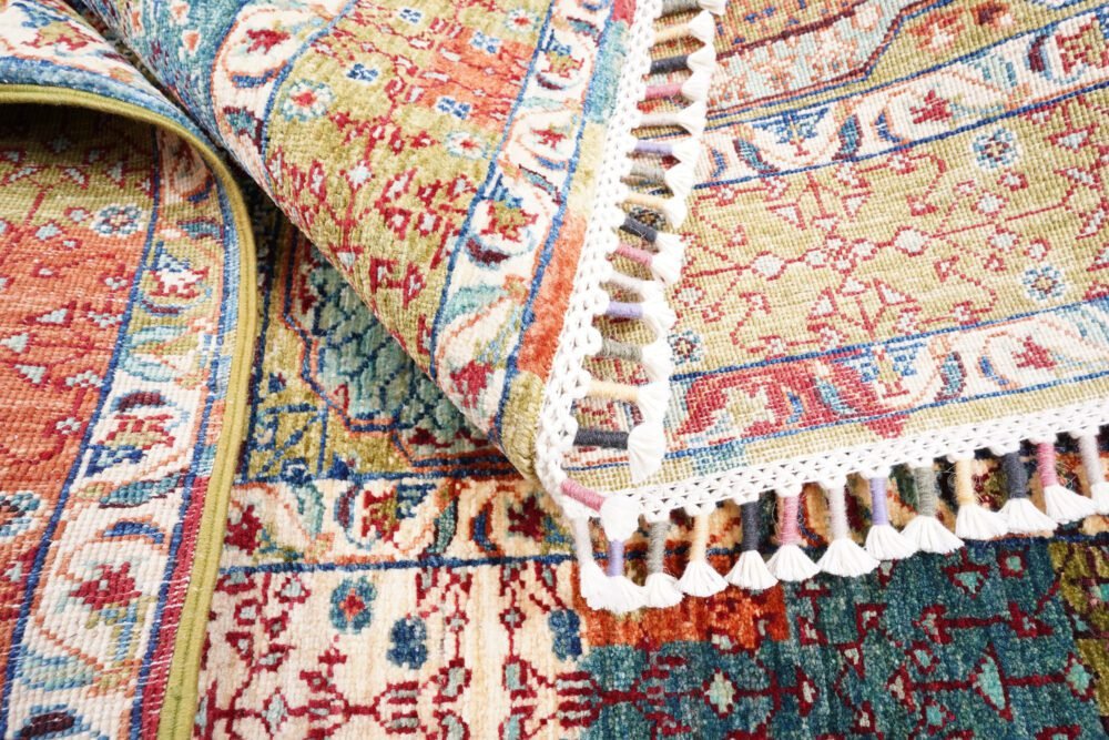 Geometric Afghan Wool Rug