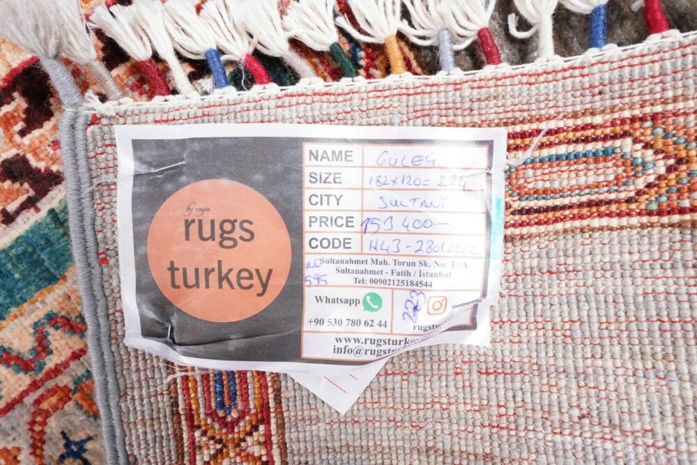 Striped Afghan Rug