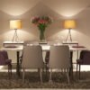 dining rug size rule