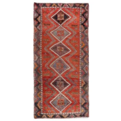 Traditional Kurt Antique Wool Rug 9.9x4.6 ft Hand-Knotted Area - Rugs 1